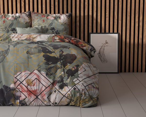 Sleeptime Triangle Nature Groen 240 x 200/220 cm - Afbeelding 3