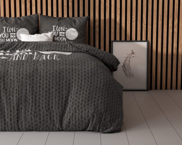 Sleeptime Moon and Back Antraciet 200 x 200/220 cm - Afbeelding 3