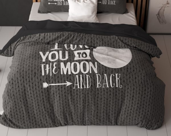 Sleeptime Moon and Back Antraciet 240 x 200/220 cm - Afbeelding 5