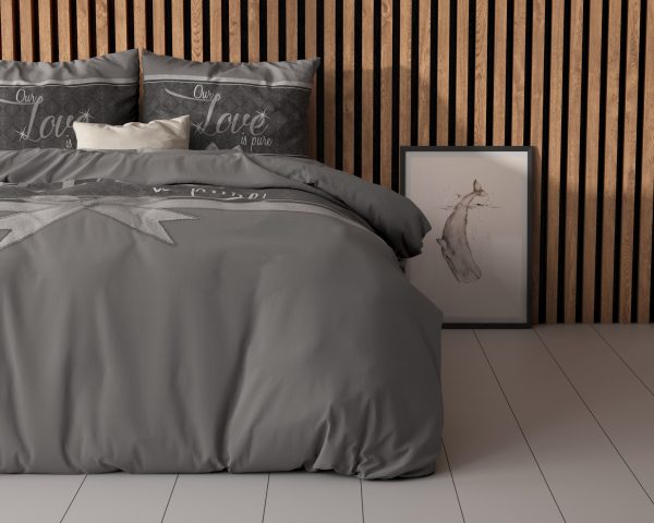Sleeptime Pure Love Grijs 200 x 200/220 cm - Afbeelding 4