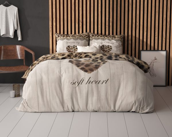 Sleeptime You Are My Heart Zand 140 x 200/220 cm - Afbeelding 2