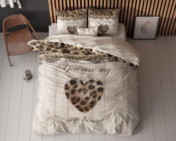 Sleeptime You Are My Heart Zand 240 x 200/220 cm - Afbeelding 2