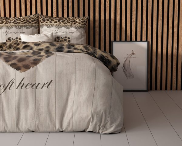 Sleeptime You Are My Heart Zand 240 x 200/220 cm - Afbeelding 3