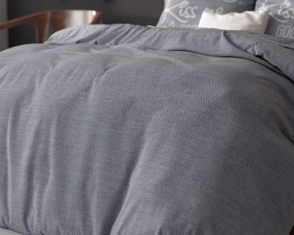 Sleeptime Kiss Me Blauw 200 x 200/220 cm - Afbeelding 4