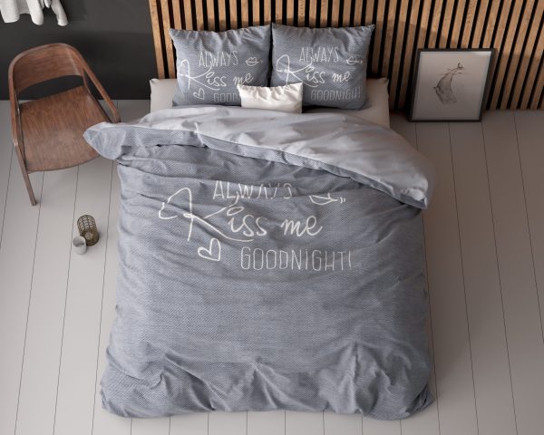 Sleeptime Kiss Me Blauw 240 x 200/220 cm - Afbeelding 2