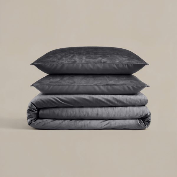 Sleeptime Velvet Cartier Antraciet 200 x 220 cm - Afbeelding 5