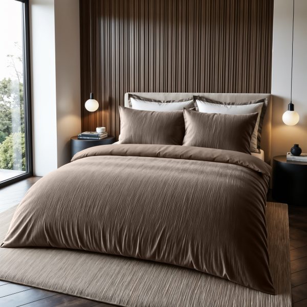 Sleeptime Velvet Cartier Taupe 200 x 220 cm - Afbeelding 4