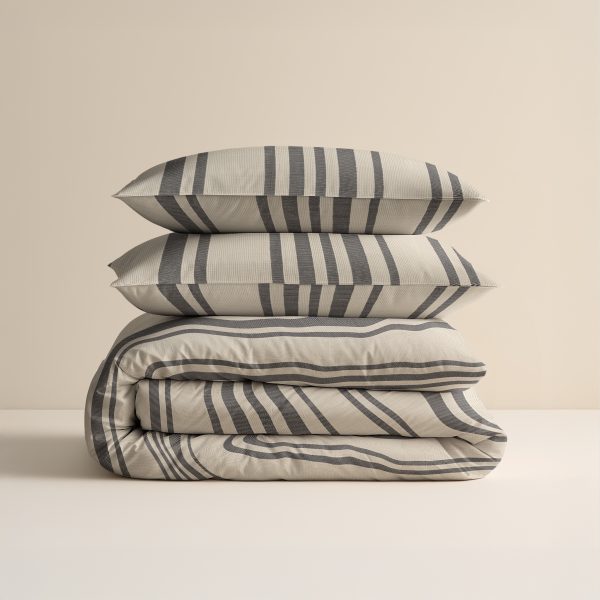 Sleeptime Linear Linen Zand 200 x 200/220 cm - Afbeelding 5