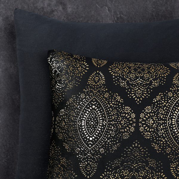 Sleeptime Glamour Flanel Art Foil Zwart 240 x 200/220 cm - Afbeelding 4