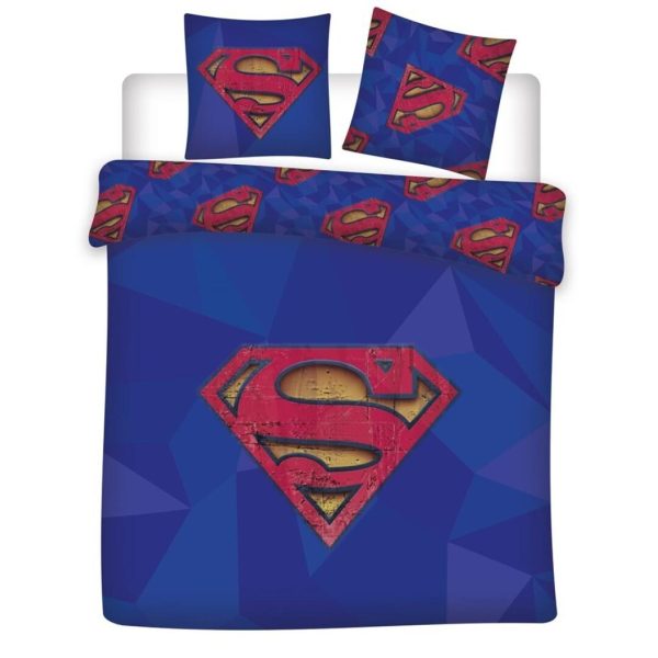 Superman Dekbedovertrek 240 x 220 cm polykatoen - Afbeelding 3