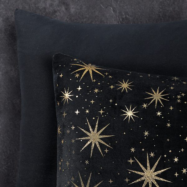 Sleeptime Glamour Flanel Stars Foil Zwart 140 x 200/220 cm - Afbeelding 4