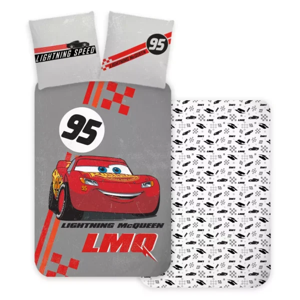 Cars Dekbedovertrek LMQ - 140 x 200 cm - Katoen - Afbeelding 2