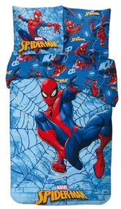 SpiderMan Dekbedovertrek 140 x 200 cm - 65 x 65 cm
