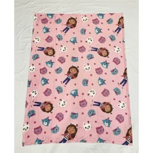 Gabby's Dollhouse fleece plaid 110 x 150 cm - polyester
