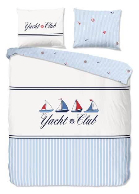 Good Morning Dekbedovertrek "" - Blauw - (240x200/220 cm) - Katoen