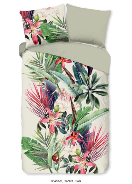 Good Morning Dekbedovertrek "bloemen" - Multi - (140x200/220 cm) - Katoen