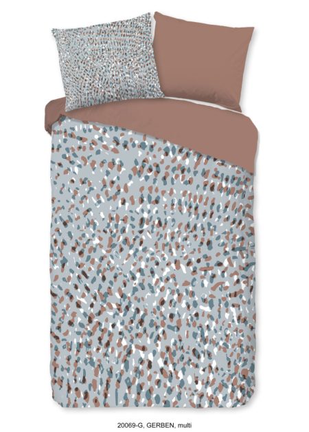 Good Morning Dekbedovertrek "gevlekte stippen print" - Multi - (140x200/220 cm) - Katoen