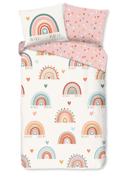 Good Morning Kinderdekbedovertrek "regenbogen" - Multi - (140x200/220 cm) - Katoen