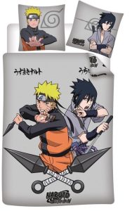 Naruto Dekbedovertrek fight 140 x 200 cm Katoen 65 x 65