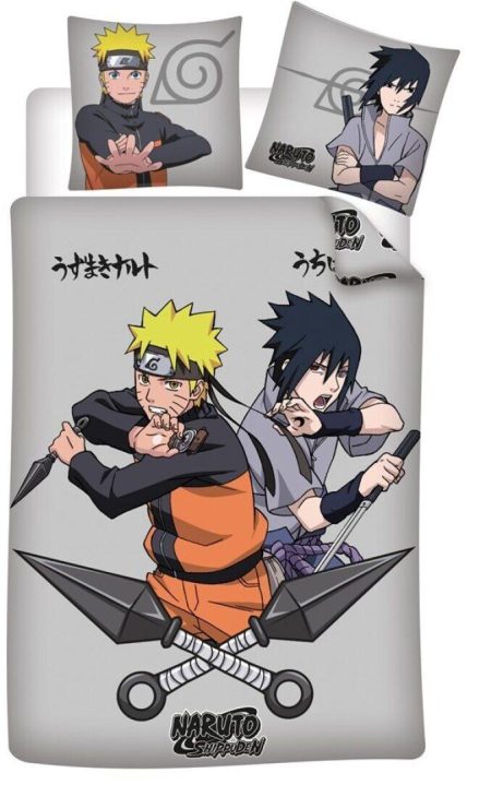 Naruto Dekbedovertrek fight 140 x 200 cm Katoen 65 x 65
