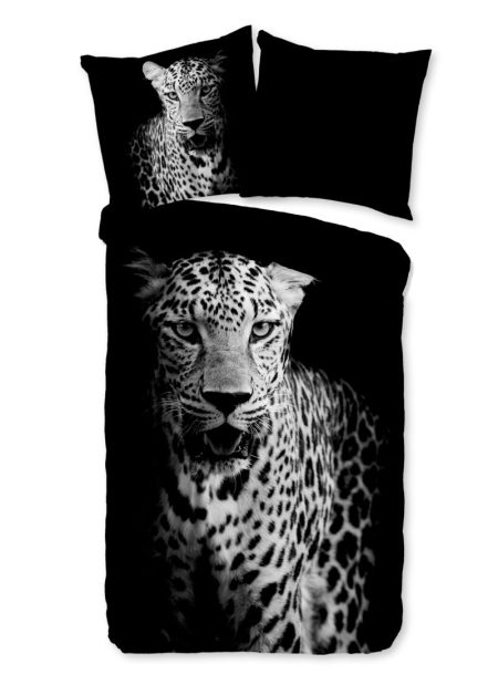 Pure Dekbedovertrek "luipaard" - Zwart - (135x200 cm) - Microfiber