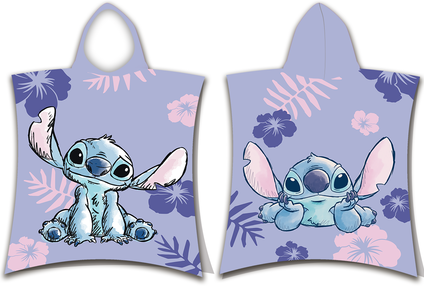 Stitch poncho Leafs 50 x 115 cm