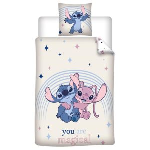 Stitch en Angel Dekbedovertrek Magical 140 x 200 cm polykatoen - pre order