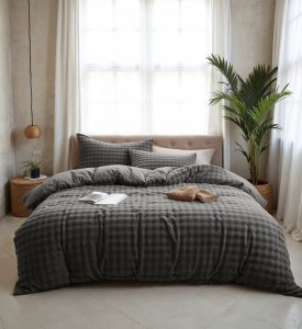 Sleeptime Pom Pom Antraciet 240 x 220 cm