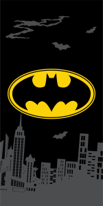 Batman strandlaken Emblem 70 x 140 cm