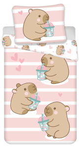 Dekbedovertrek Capybara 140 x 200 cm -  70 x 90 cm - Katoen - pre order