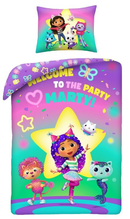 Gabby's Dollhouse dekbedovertrek Marty - 140 x 200 cm - Polyester