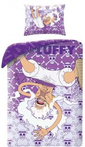 One Piece Luffy Dekbedovertrek 140 x 200 cm polyester