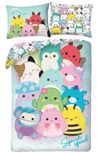 Squishmallows Squish squad Dekbedovertrek140 x 200 cm (70 x 90 cm)  polyester