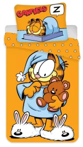 Garfield dekbedovertrek oranje 100 x 135 cm Katoen