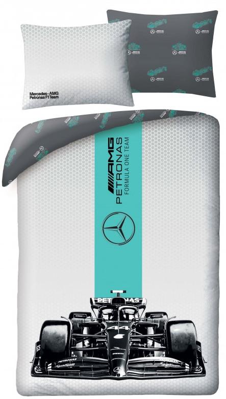 Mercedes Dekbedovertrek - 140 x 200 cm - Katoen - 70 x 90 cm