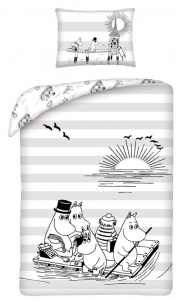 Moomin Dekbedovertrek Sunrise 140 x 200 cm (50 x 70 cm)