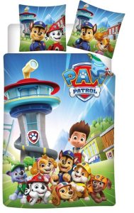 Paw Patrol dekbedovertrek pups polykatoen 140 x 200 cm - 65 x 65 cm - pre order