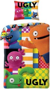 Ugly Dolls dekbedovertrek  Ugly  140 x 200 cm - katoen