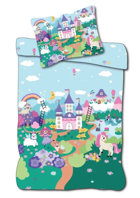 Unicorn  Dekbedovertrek peuter 100 x 135 cm