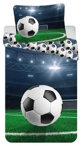 Voetbal Dekbedovertrek  Eenpersoons - 140 x 200 cm