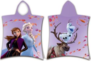 Frozen Leafs Poncho  50 x 115 cm - katoen