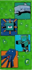 Minecraft Strandlaken Ocean Depths 70 x 140 cm - katoen