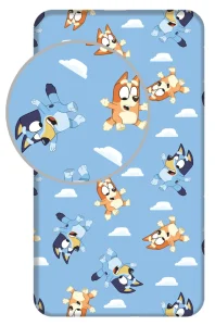 Bluey hoeslaken Eenpersoons - 90 x 200 cm - Katoen