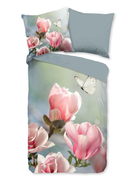 Good Morning Dekbedovertrek "bloemen" - Multi - (200x200 cm) - Katoen