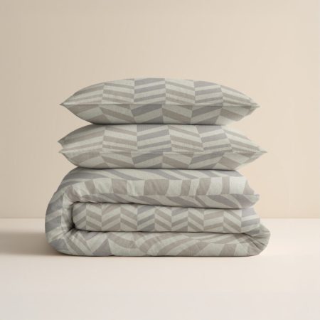 Sleeptime Chevron Beige/Zand 200 x 200/220 cm