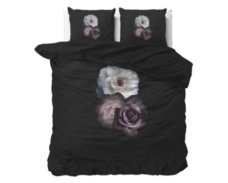 Sleeptime Deep Flowers Zwart 240 x 200/220 cm