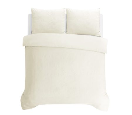 Sleeptime Leaves 3D Créme 200 x 200/220 cm