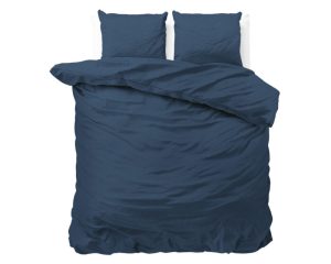 Sleeptime Satin Point Navy 240 x 220 cm