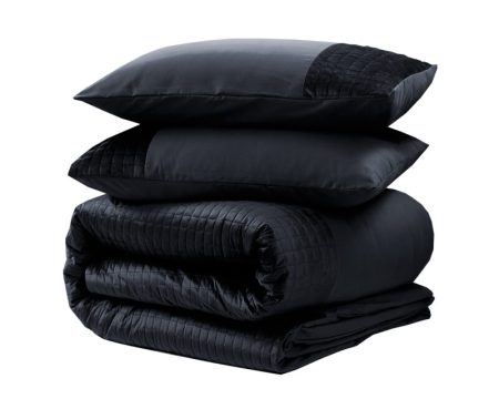 Sleeptime Velvet Band Zwart 200 x 220 cm