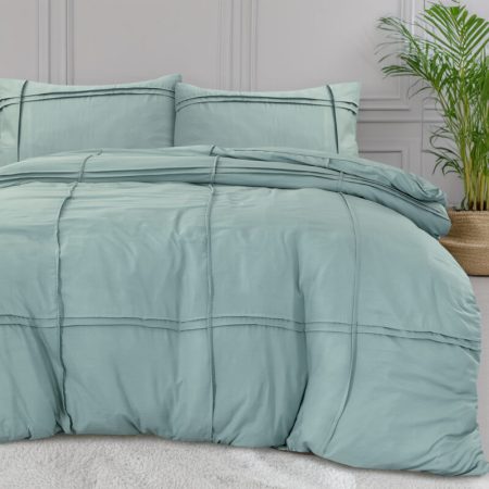 Sleeptime Washed Tufted Groen 200 x 200/220 cm